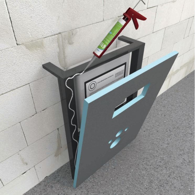 Wedi I-board Plus bouwplaat hangtoilet